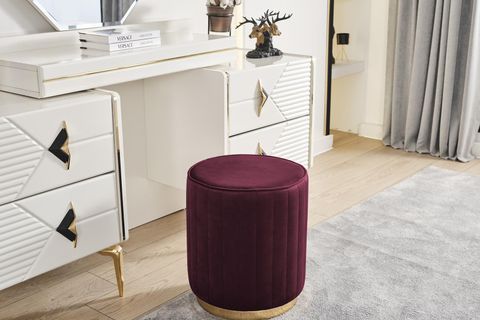 LAYLA PUF, BORDO, GOLD
