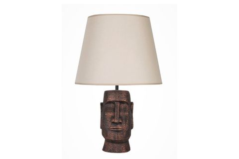 QDEC MODERN DİZAYN MOAİ ABAJUR BAKIR BEJ