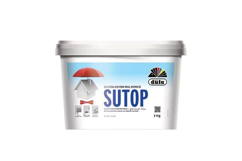 DÜFA SUTOP SU KESİCİ BOYA BEYAZ 3 KG