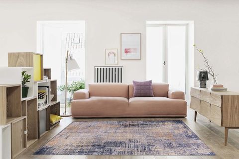 AİDA HOME ASTRATTO BLU BEİGE SALON HALISI, 80X150