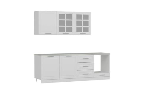 MİNAR 240 CM MEBRAN C MUTFAK DOLABI BEYAZ 240-MCB3