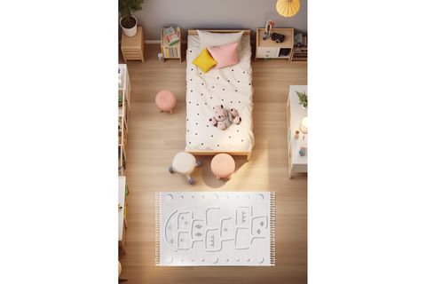 SPARKLE KREM GRİ ÇOCUK ODASI HALISI 33451A, 133X190