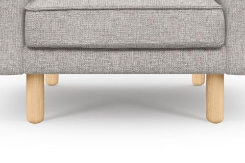 SİLİNDİR AHŞAP AYAK, DÖRTLÜ SET, AÇIK RENK