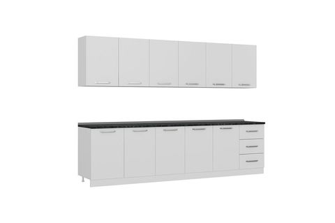 MİNAR BASİC 300 CM MUTFAK DOLABI BEYAZ 300-B2