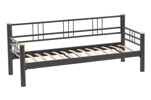 KAPPİS METAL SOFA SEDİR ÜÇLÜ KOLTUK, ANTRASİT, 70X200