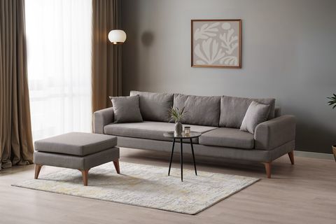 LİNO MODÜLER KÖŞE KOLTUK, KAHVERENGİ