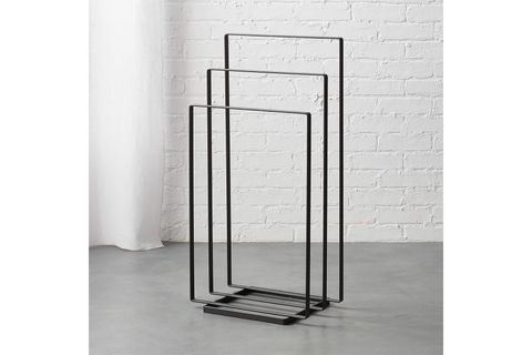 LUCİANA SİYAH METAL AYAKLI HAVLULUK