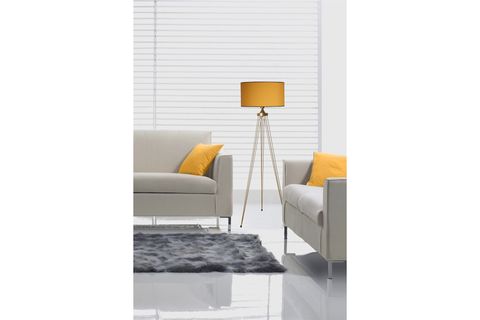 LUMEXX STAR SİLİNDİR ABAJURLU LAMBADER, ESKİTME HARDAL