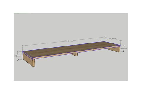 CARRY MONİTÖR YÜKSELTİCİ SOUNDBAR STAND, MEŞE