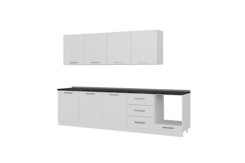 MİNAR BASİC 300 CM MUTFAK DOLABI BEYAZ 300-B10