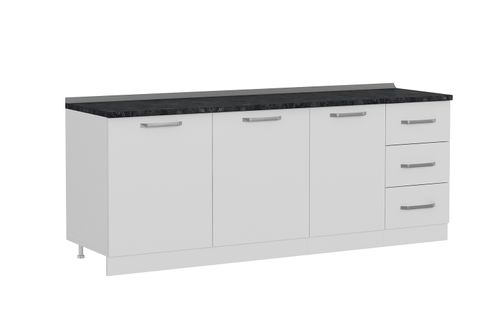 MİNAR 215 CM MUTFAK DOLABI BEYAZ 215-B2-ALT MODÜL