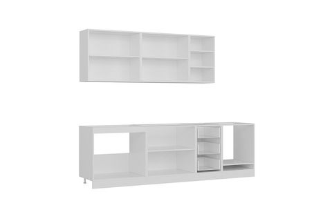 MİNAR ASSOS 265 CM MUTFAK DOLABI BEYAZ 265-B3