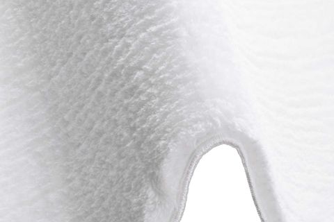 YIKANABİLİR KAYDIRMAZ TABAN POST PELUŞ HALI , BEYAZ, 75 X 100