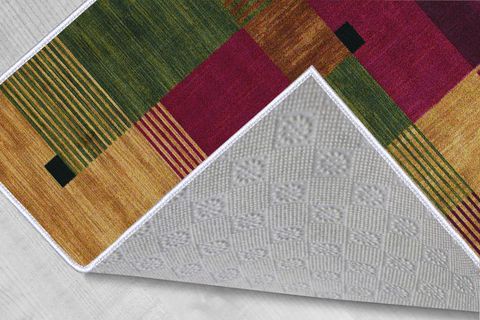 ROVİGO HOME DİJİTAL BASKI YIKANABİLİR KAYMAZ TABAN SALON HALISI  RVG1197  50 X 80