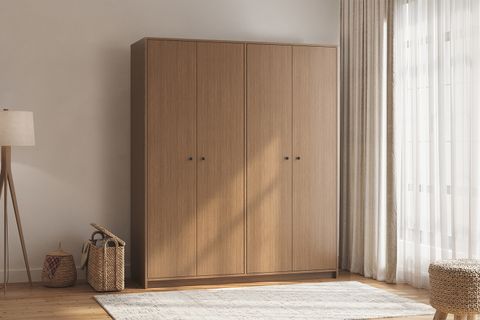 ÇETMEN COMFORT FLEX PLUS DOLAP 4 KAPAKLI CEVİZ