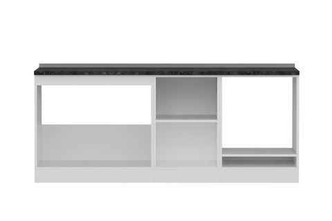 MİNAR 200 CM MUTFAK DOLABI BEYAZ 200-B6-ALT MODÜL