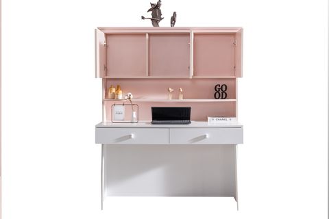 ROSA ÜNİTELİ ÇALIŞMA MASASI, PEMBE
