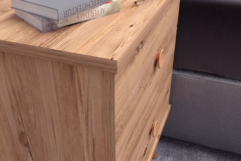 MİLAS KOMODİN, AHŞAP AYAKLI, ATLANTİK ÇAM