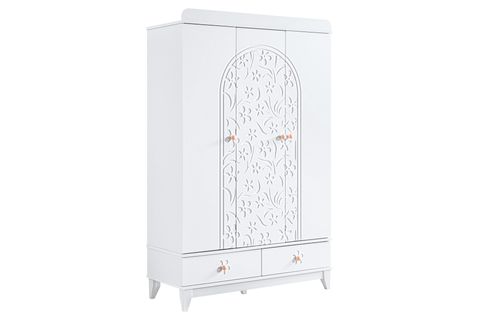 GARDEN 3 KAPAKLI 2 ÇEKMECELİ DOLAP, BEYAZ