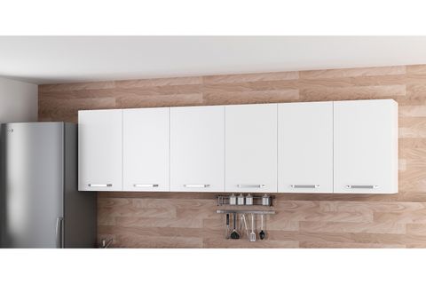 MİNAR 275 CM MUTFAK DOLABI BEYAZ 275-B1-ÜST MODÜL