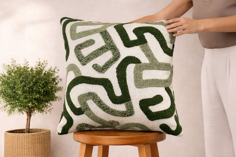 JAKAR İKİLİ PAMUK KIRLENT KILIFI, YEŞİL