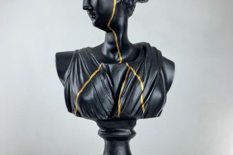 ARTEMIS GOLD STREAK POP ART DEKORATİF ROMA YUNAN HEYKELLERİ