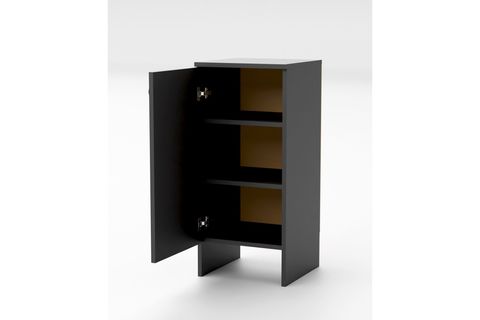 KABİ TEK KAPAKLI ÇOK AMAÇLI DOLAP, ANTRASİT