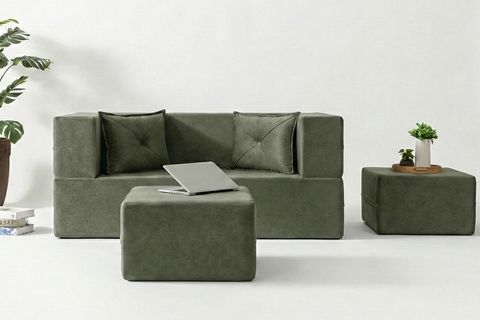 LOOP KATLANIR ÇOK AMAÇLI ÇİFT KİŞİLİK KOLTUK, YEŞİL