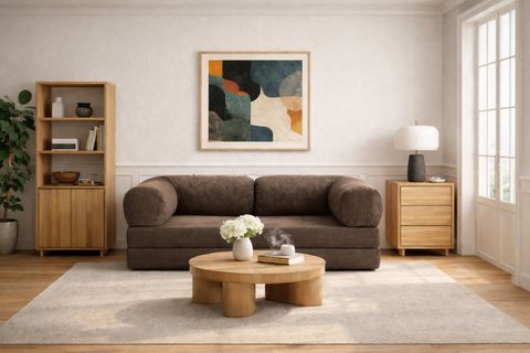 LEGOM YATAKLI AKTİVİTE KÖŞE KOLTUK SÜTLÜ KAHVE, 200X200