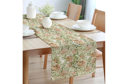 YEŞİL VADİ PAMUKLU MASA RUNNER, 0077 50X150