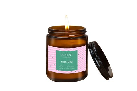 LORİENT BRIGHT COFFE MOCHA DAYS KAVANOZ SOYA MUM, 100 GR
