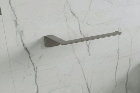 GALVANİZ METAL YAPIŞKANLI TUVALET KAĞITLIK, CAM GRİ, 1053 CM