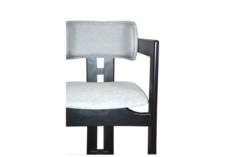 MİLANO AHŞAP BAR TABURESİ, SİYAH