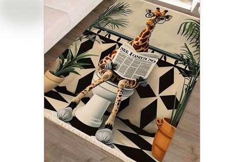 GİRAFFE BASKILI DOKUMA TABAN HALI, 188 YNG, 150X230 CM