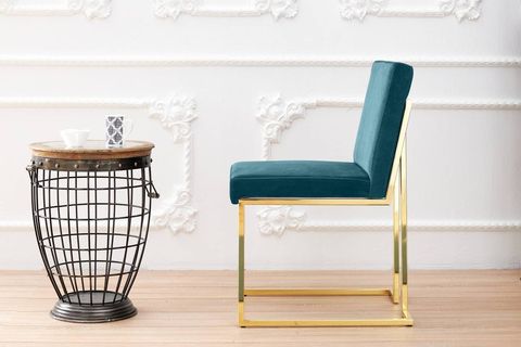 LİMA SANDALYE GOLD TURKUAZ
