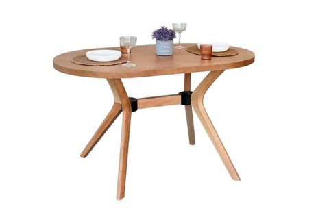 MAJER NATURAL BENCHLİ MASA SANDALYE TAKIMI, 80X130