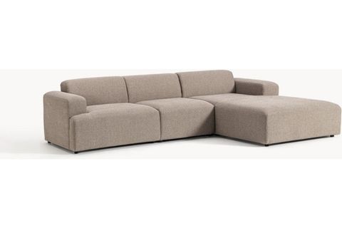 ELSA KETEN KÖŞE KOLTUK, SAĞ KÖŞE, KAHVERENGİ