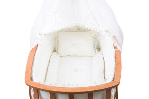OTANTİK LÜKS SALLANIR SEPET BEŞİK, AÇIK CEVİZ, 60X90