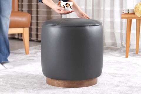 NOCBEL DERİ PUF, SİYAH