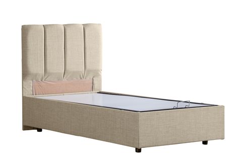 GABBA BAZA BAŞLIK VE YATAK SETİ, KREM, 90X200