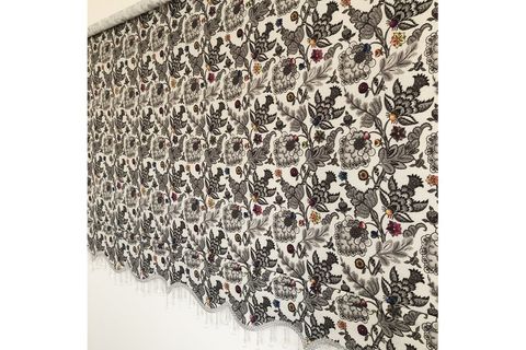 NAZA STOR PERDE EBRULİ BONCUKLU STOR PERDE 200 CM 190X200