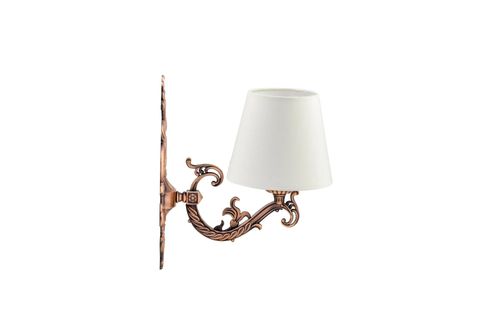 ZAMAK APLİK, BAKIR KAPLAMALI KREM ŞAPKALI