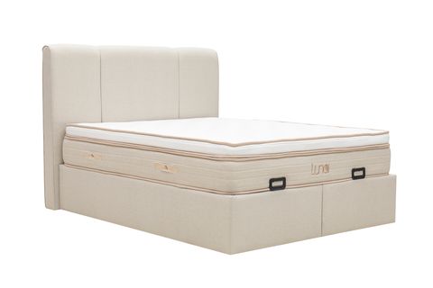 LUNA TOTE BAZA BAŞLIK YATAK SETİ, KREM, 120X200