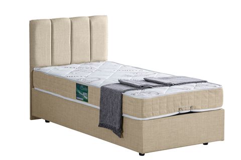 GABBA BAZA BAŞLIK VE YATAK SETİ, KREM, 90X200