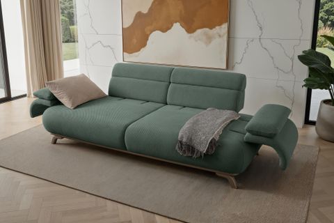 ALASKA SIRT MEKANIZMALI KASALI ÜÇLÜ KOLTUK, YEŞİL