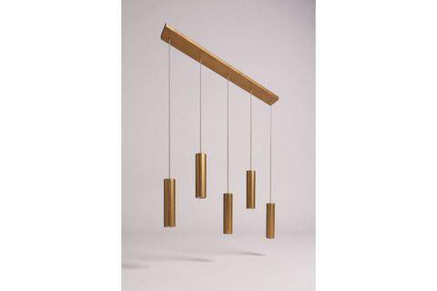 OPTİMA BEŞLİ SARKIT AVİZE, ESKİTME METAL