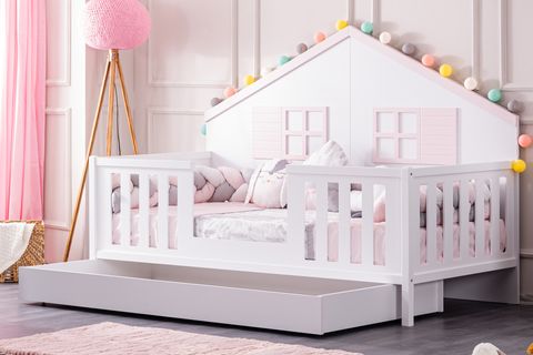 KAPADOKYA MONTESSORİ TREND ÇOCUK ODASI TAKIMI, PEMBE, 3 KAPAKLI