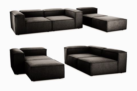 RELAX SOFT STANDART 4 MODÜL KÖŞE KOLTUK, SİYAH