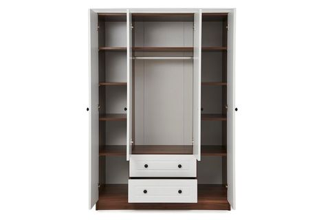 NETLO 4 KAPAKLI 2 ÇEKMECELİ 120 CM GARDIROP