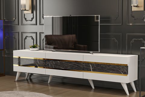 GİVAYO ZERO TV ÜNİTESİ, BEYAZ ROYAL